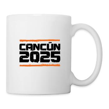 Cancun 2025 Urlaub - Tasse - Weiß - Rechts