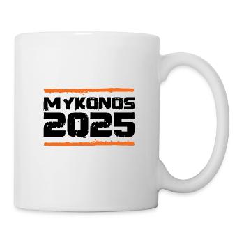 Mykonos 2025 Urlaub - Tasse - Weiß - Rechts