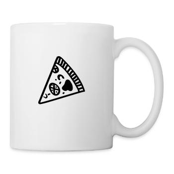 Pizza Love for Valentine's Day - Partnershirt 1/2 - Mug - white - Right