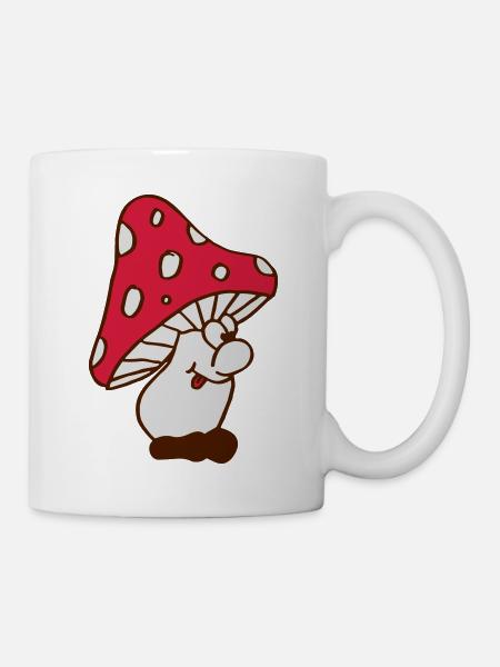 eifriger Glückspilz - Tasse - Weiß