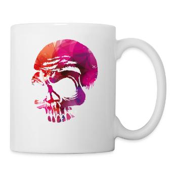 Skulls go hard - Mug - white - Right
