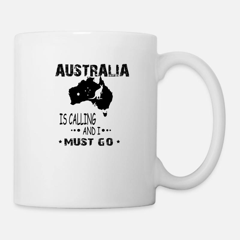 Et appelle australie je dois aller - Mug blanc - blanc
