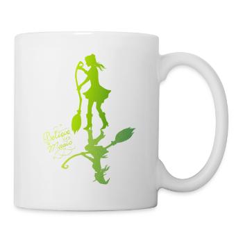 Believe in Magic Witch - green - Mug - white - Right