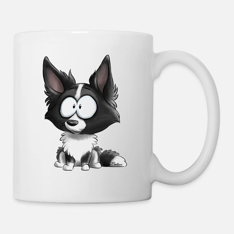 Je suis Border Collie - Noir - Mug blanc - blanc