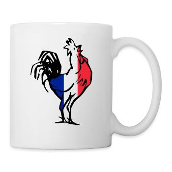 Gaulois fier France Hahn idée cadeau - Mug blanc - blanc - Droite