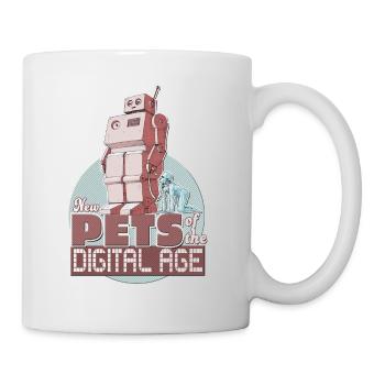 New Pets of the digital Age - Tasse - Weiß - Rechts