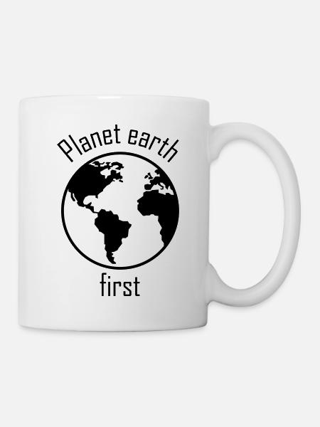 Planet Earth First - Mug - white