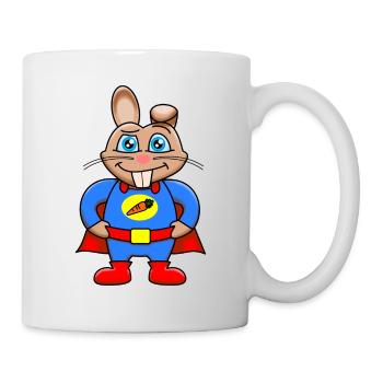 Super Hero rabbits - Mug - white - Right