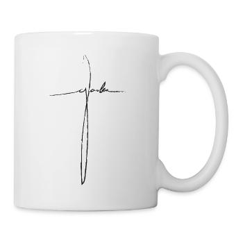 Glauben - Tasse - Weiß - Rechts