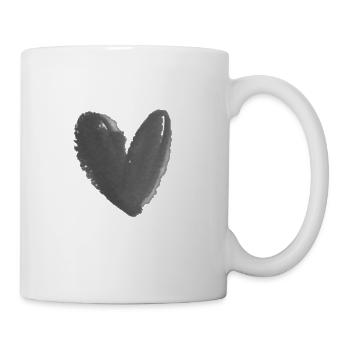 Herz - Tasse - Weiß - Rechts