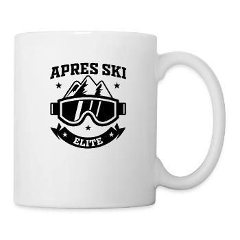 Ski Ski Aires Ski Elite - Mug blanc - blanc - Droite