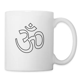 Yoga Symbol Om - Tasse - Weiß - Rechts