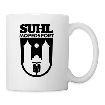Suhl Mopedsport Schwalbe Logo - Tasse - Weiß - Rechts