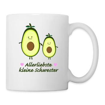 Allerliebste kleine Schwester - Tasse - Weiß - Rechts