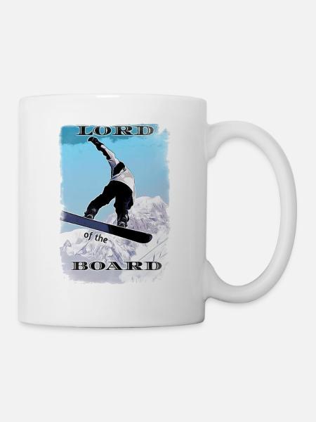 Lord of the Board - Tasse - Weiß