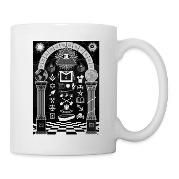 Tracing Board Black - Mug blanc - blanc - Droite