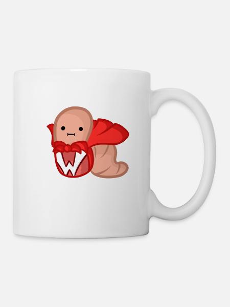 Action Worm - Mug - white