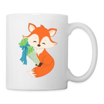 Schoolchild Fuchs schooling 1st class cartable - Mug blanc - blanc - Droite