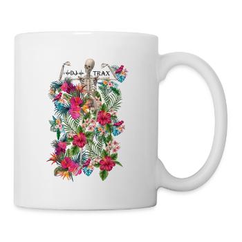 Flower Skelett - Tasse - Weiß - Rechts