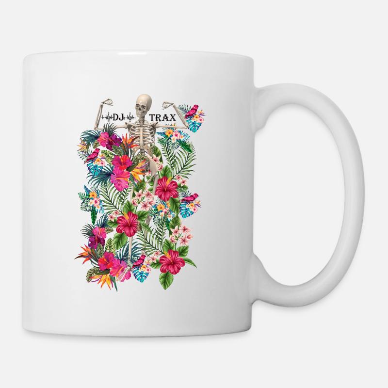 Squelette de fleur - Mug blanc - blanc