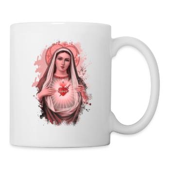 Holly Mary Maria Madonna Mariana Jungfrau Maria - Tasse - Weiß - Rechts