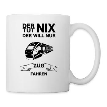 Lokführer Eisenbahn Zug Lokomotive Zugführer Lok - Tasse - Weiß - Rechts