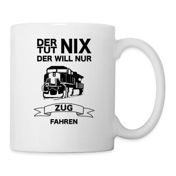 Lokführer Eisenbahn Zug Lokomotive Zugführer Lok - Tasse - Weiß - Rechts