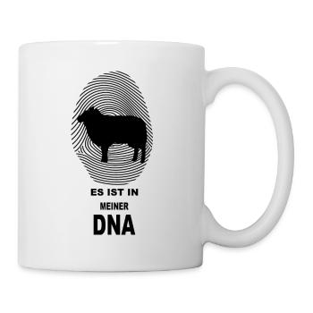 Schaf Schafe Hirte Schäfer Schafbesitzer Geschenk - Tasse - Weiß - Rechts