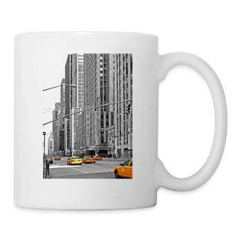 NYC Yellow Cabs Radio City - Tasse - Weiß - Rechts