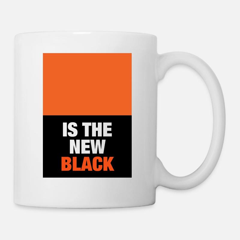 RED-YELLOW is the new BLACK - Mug - white