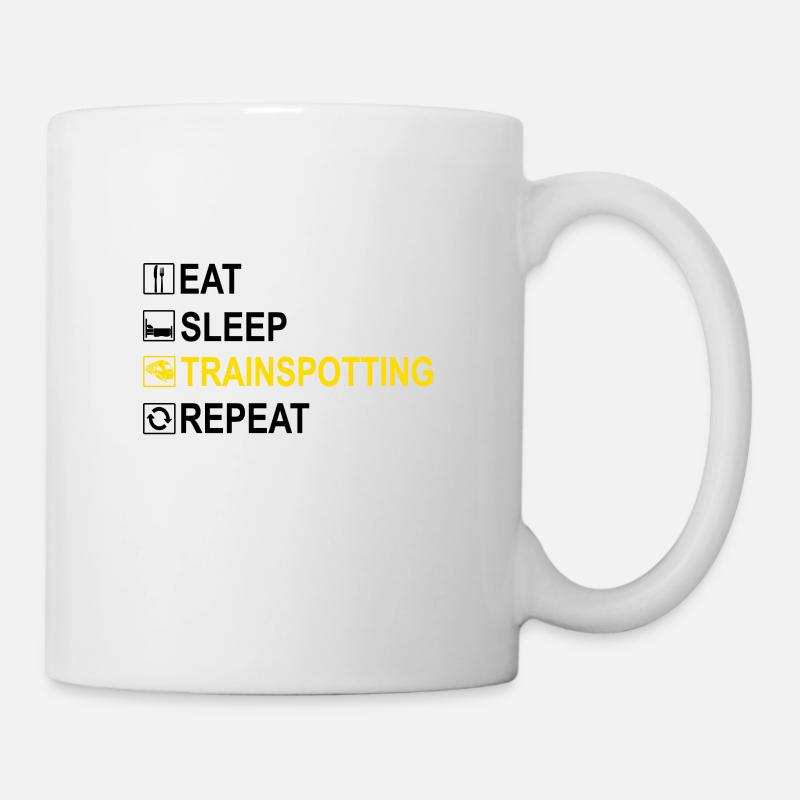Trainspotter Train Trains Train Trainspotting Gift - Mug - white