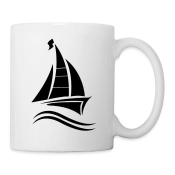 Sailing Sailboat Sailing Certificate - Mug - white - Right