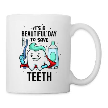 Assistante dentaire - Mug blanc - blanc - Droite
