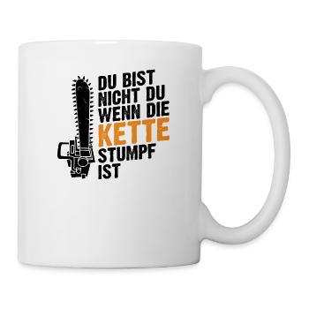 Lumberjack chain chain saw - Mug - white - Right