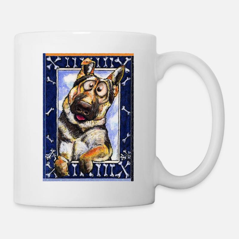 Mon berger est allemand - Mug blanc - blanc