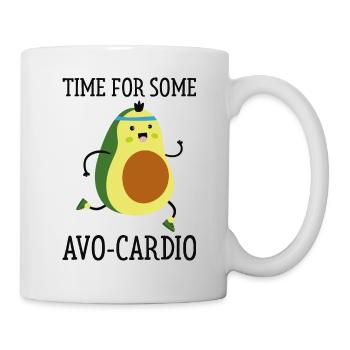 Time For Some Avo-Cardio - Mug - white - Right
