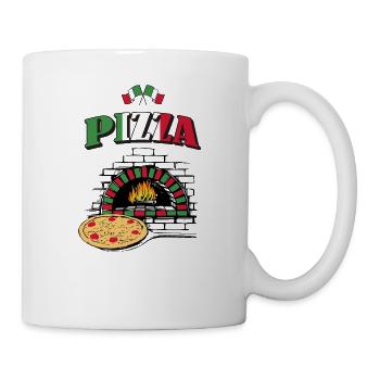 Pizzabäcker Pizzeria Arbeitskleidung - Tasse - Weiß - Rechts