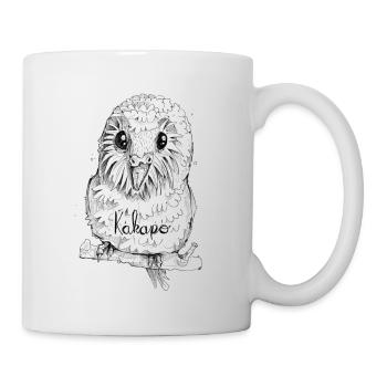 Kakapo - the fattest parrot in the world - Mug - white - Right