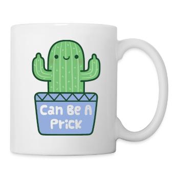 Süßer Kaktus kann ein Stich lustig sein - Tasse - Weiß - Rechts