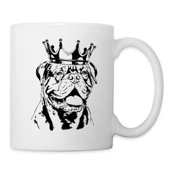 BORDEAUX DOGGE chien chien Wilsigns - Mug blanc - blanc - Droite