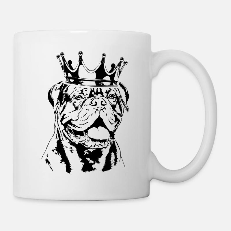 BORDEAUX DOGGE chien chien Wilsigns - Mug blanc - blanc