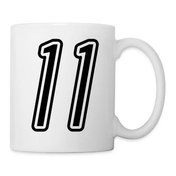 11 Number number - Mug - white - Right