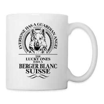 BERGER BLANC SUISSE Guardian Angel Saying Wilsigns - Mug - white - Right
