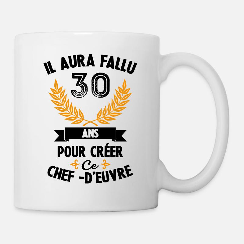 IL AURA FALLU 30 ANS POUR CREER CE CHEF-D'EUVRE - Mug blanc - blanc