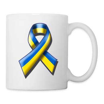 Ukraine Ribbon - Mug - white - Right