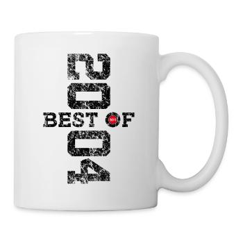 22E ANNIVERSAIRE MEILLEUR DE 2004 - Mug blanc - blanc - Droite