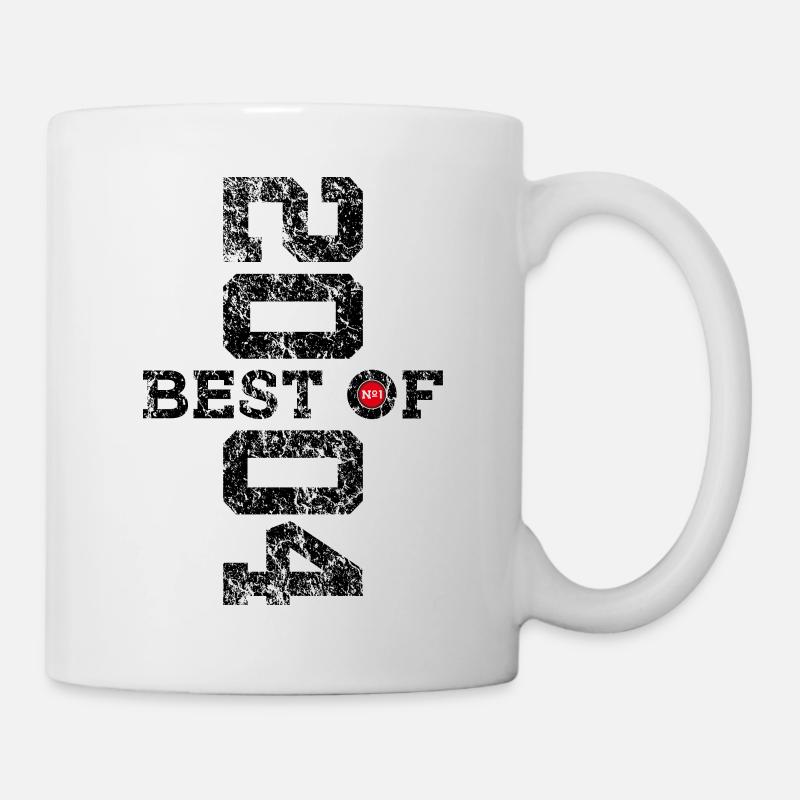 22E ANNIVERSAIRE MEILLEUR DE 2004 - Mug blanc - blanc