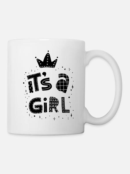 sa fille est une fille enceinte - Mug blanc - blanc