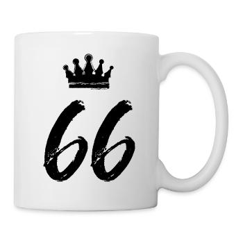 66 Number crown - Mug - white - Right