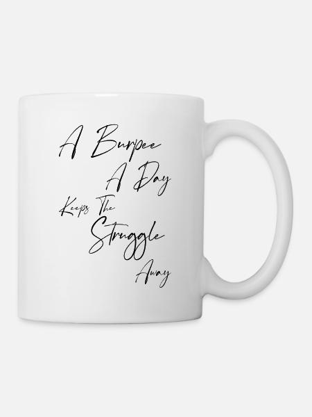 Un Burpee Un Jour - Mug blanc - blanc